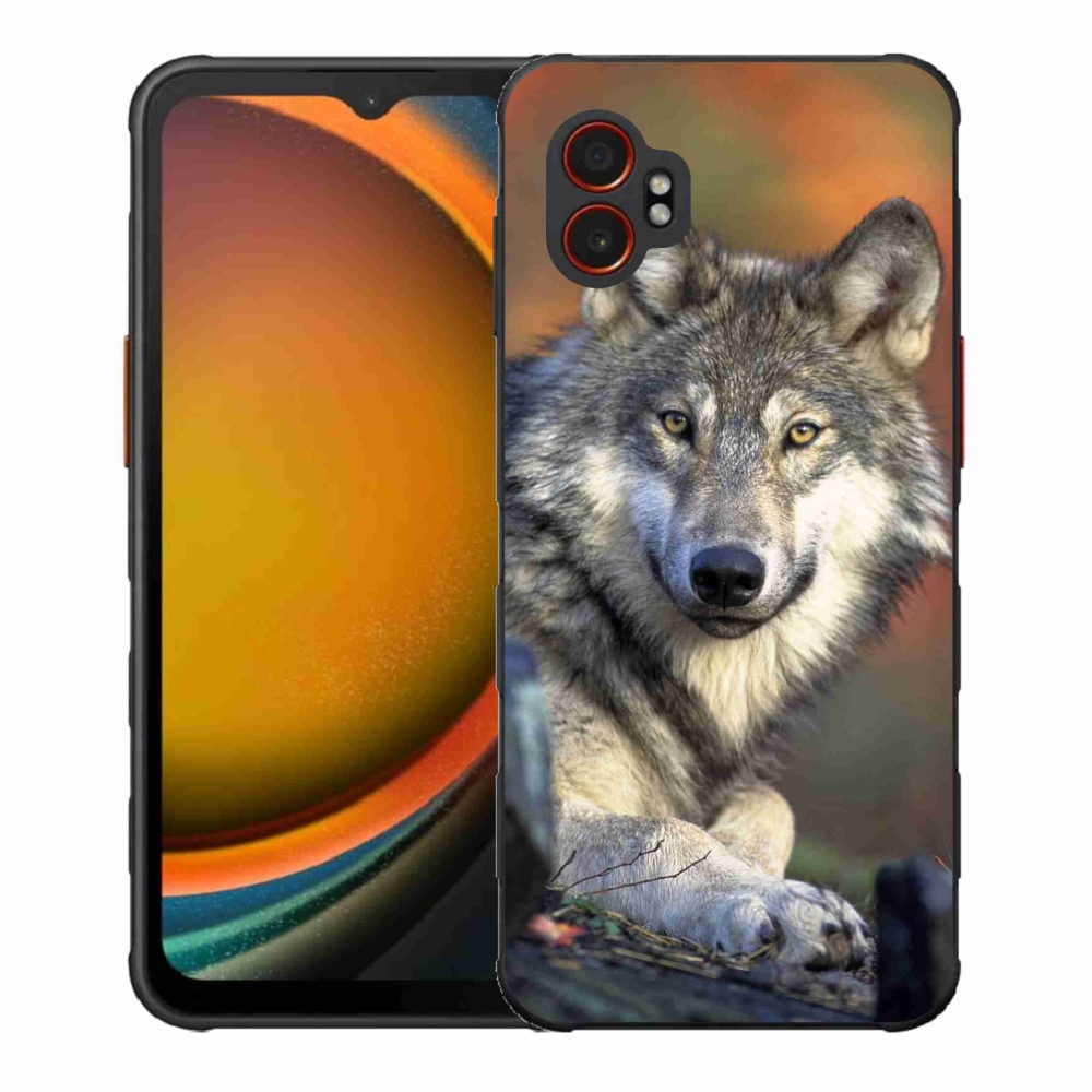 Gélový kryt mmCase na Samsung Galaxy Xcover 7 Pro - vlk