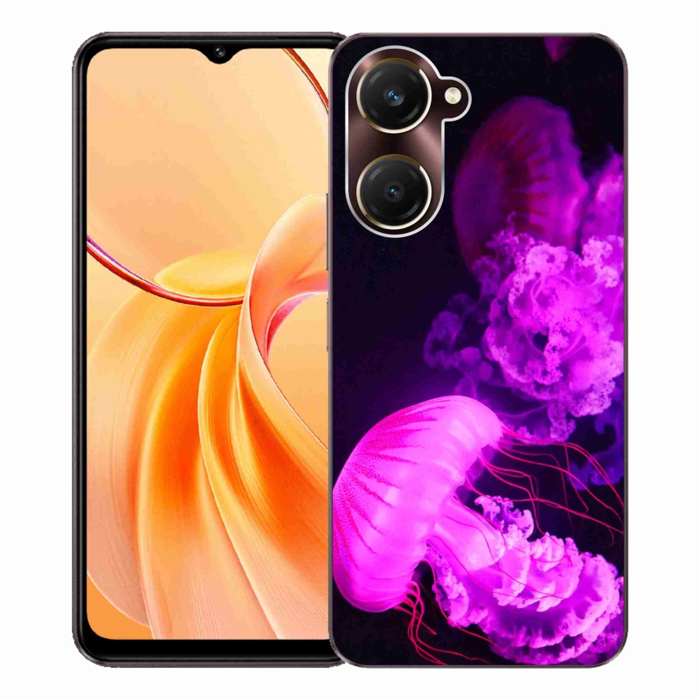 Gélový kryt mmCase na Vivo Y28s 5G - medúza 1