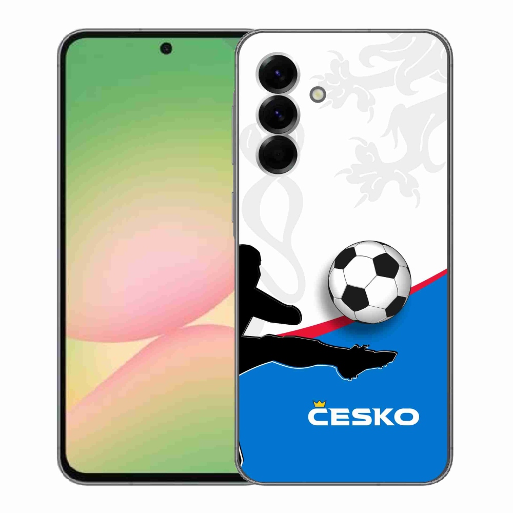 Gélový kryt mmCase na Samsung Galaxy A56 5G - futbal Česko 3