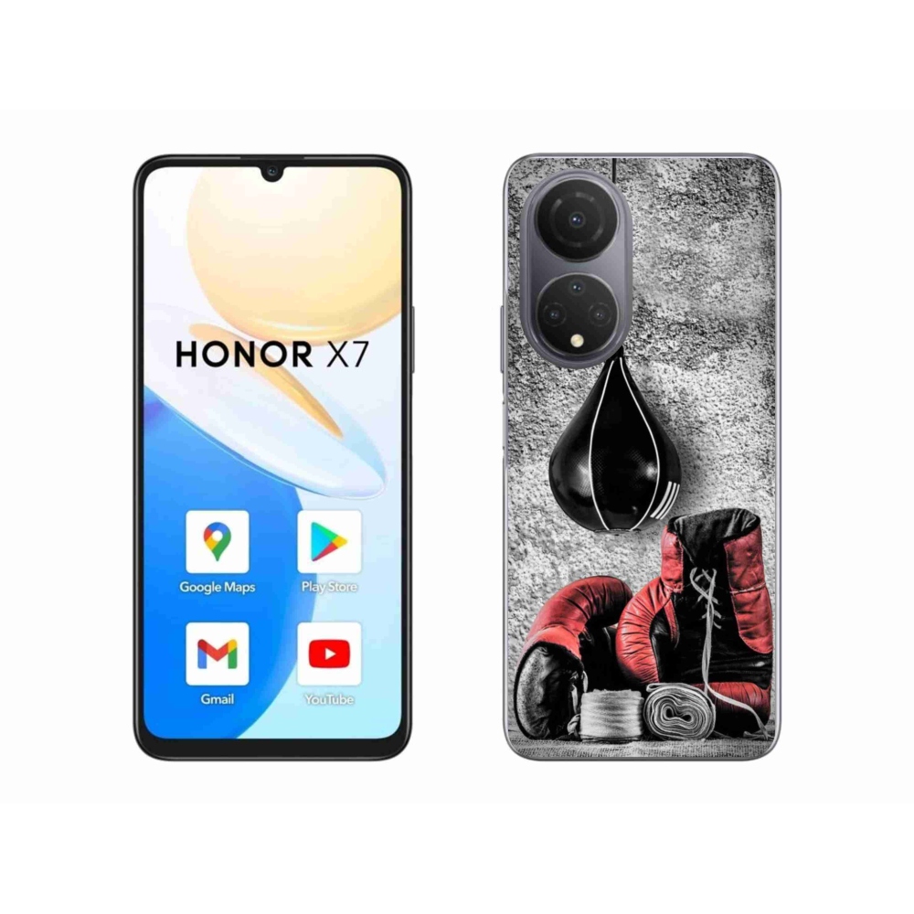 Gélový kryt mmCase na Honor X7 - boxovacie vrece a rukavice