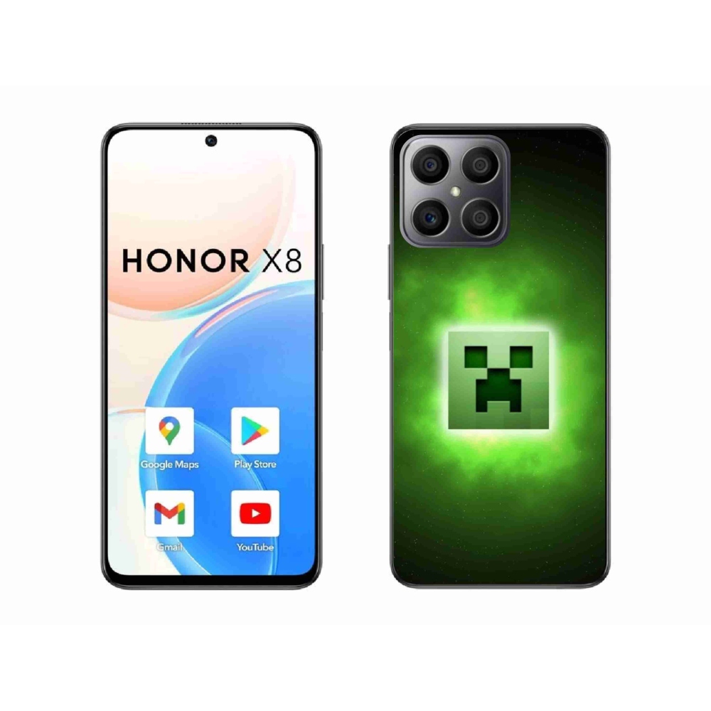 Gélový kryt mmCase na Honor X8 4G - minecraft