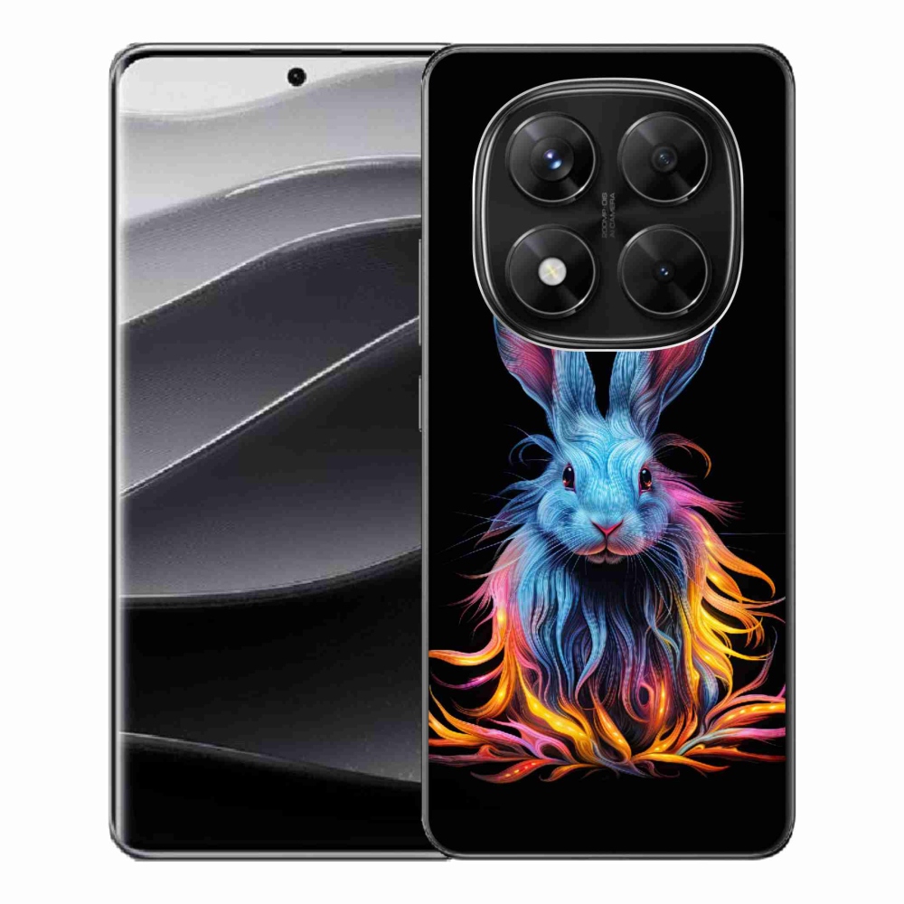 Gélový kryt mmCase na Xiaomi Redmi Note 14 Pro 5G/Poco X7 5G - abstraktný zajíc
