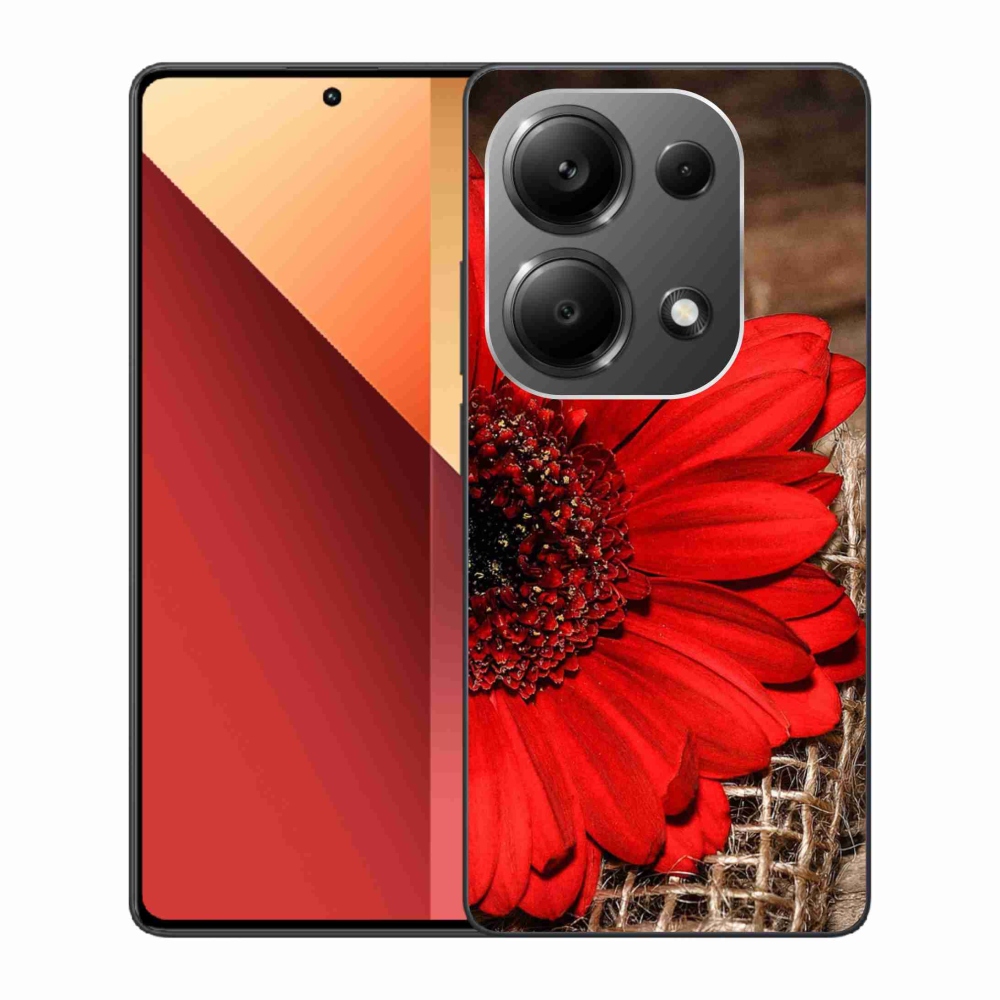 Gélový kryt mmCase na Xiaomi Redmi Note 13 Pro 4G/Poco M6 Pro - gerbera
