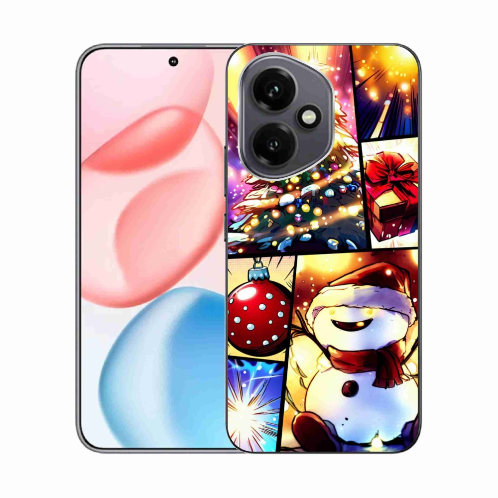 Gélový kryt mmCase na Honor 400 - vianočné motívy 1