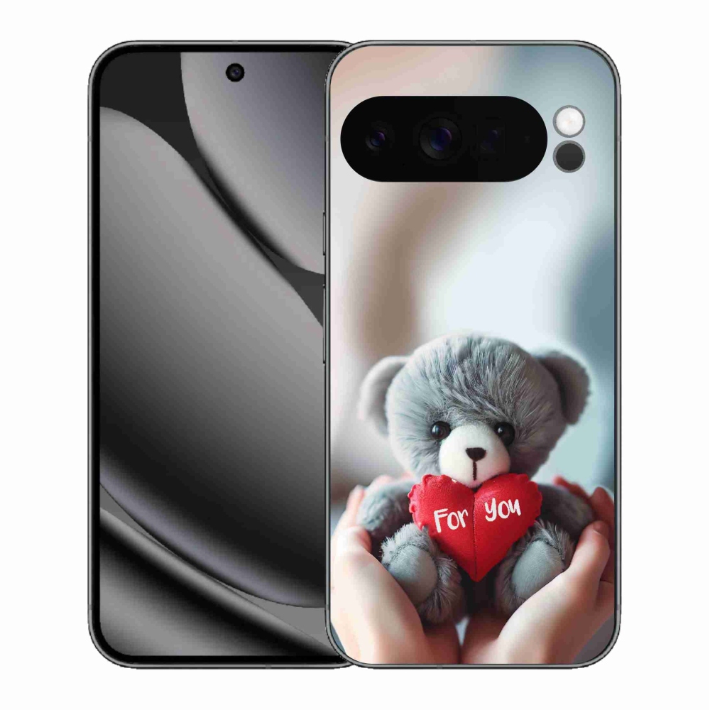 Gélový kryt mmCase na Google Pixel 10 Pro XL - medvedík pre zamilovaných
