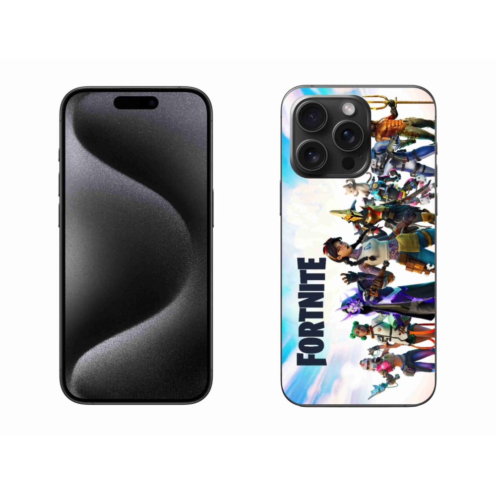 Gélový kryt mmCase na iPhone 15 Pro Max - fortnite