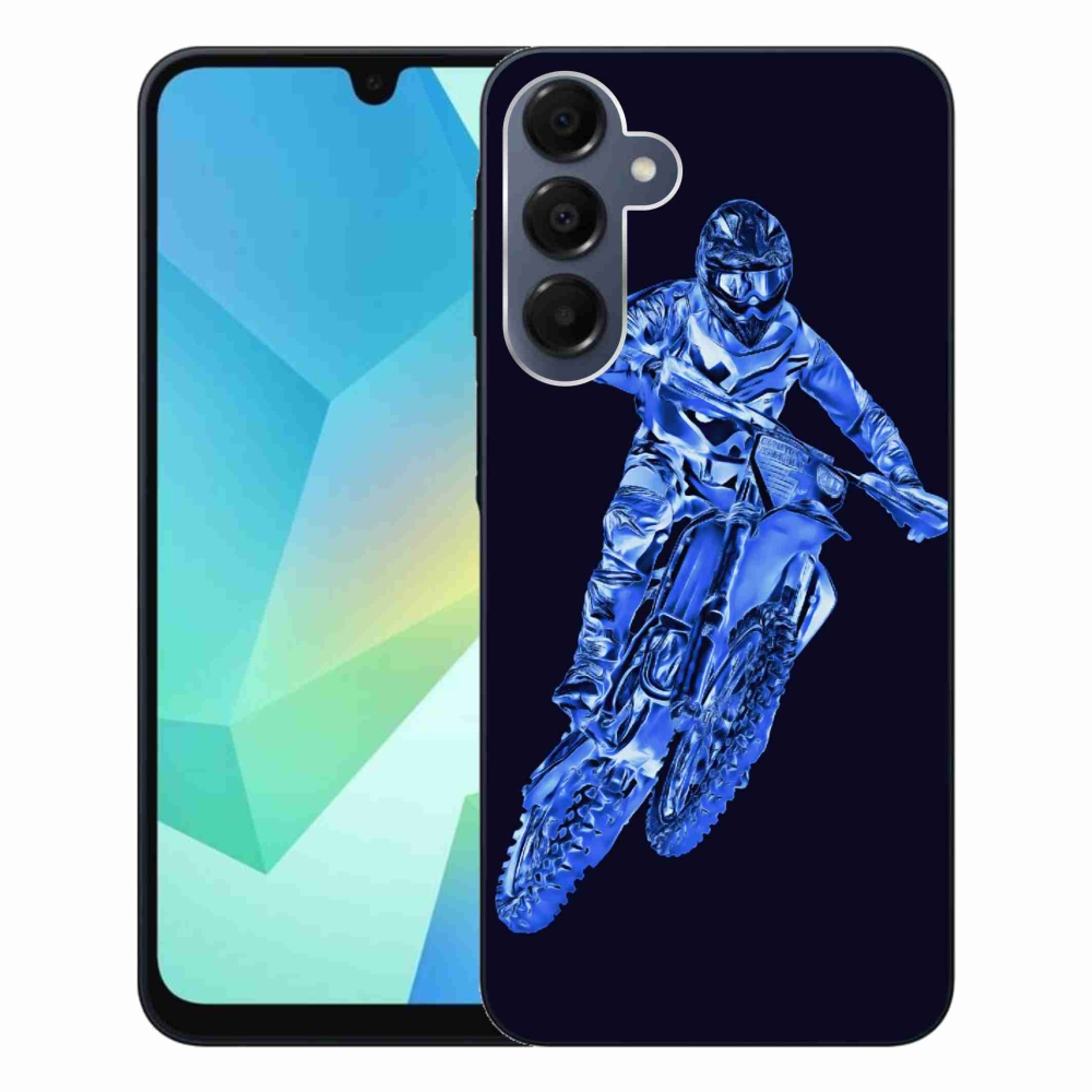 Gélový kryt mmCase na Samsung Galaxy A16 4G/5G - motocross 1