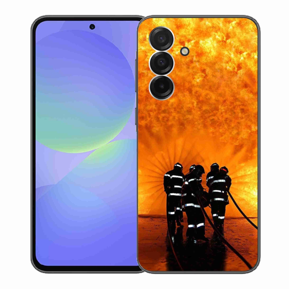 Gélový kryt mmCase na Samsung Galaxy A36 5G - požiar