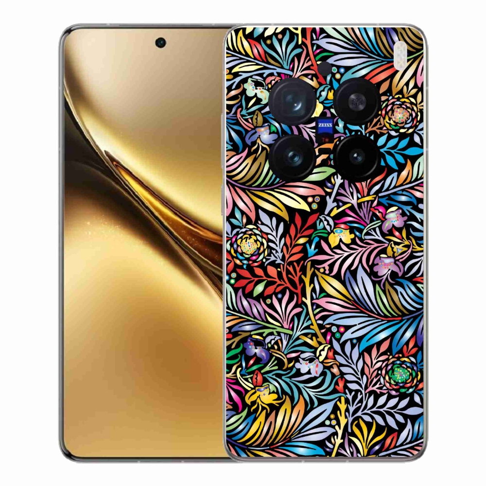 Gélový kryt mmCase na Vivo X200 Pro 5G - kvety 5