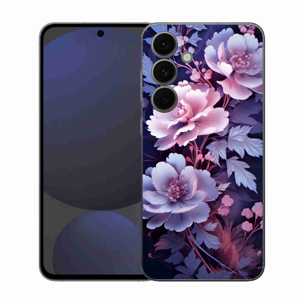 Gélový kryt mmCase na Samsung Galaxy S25 FE - kvety 11