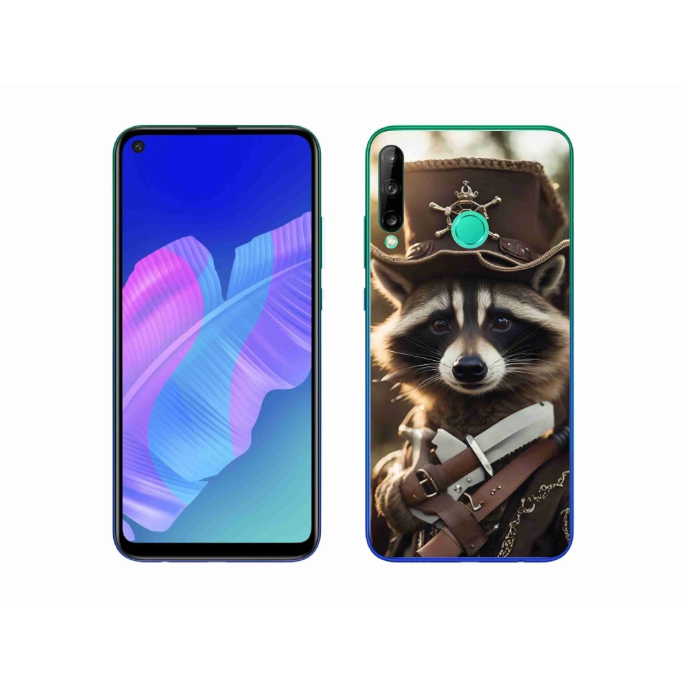 Gelový kryt mmCase na Huawei P40 Lite E - mýval v uniformě