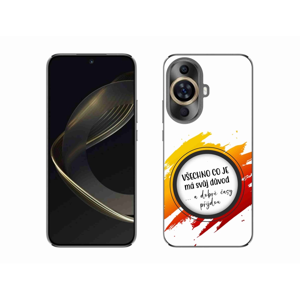Gélový kryt mmCase na Huawei Nova 11 - citát 3 biele pozadie