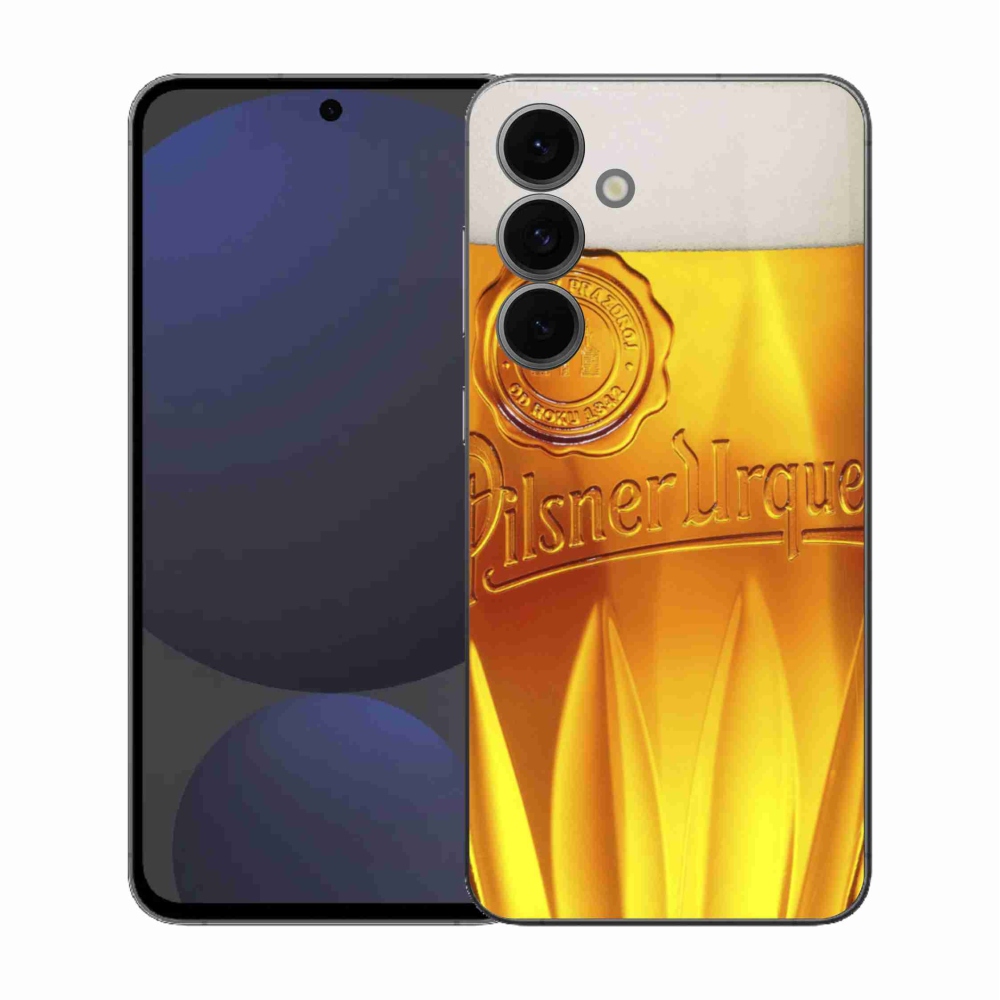 Gélový kryt mmCase na Samsung Galaxy S25 FE - pivo