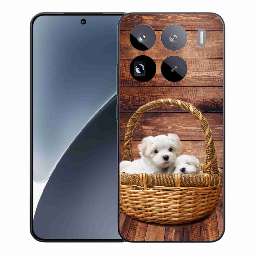 Gélový kryt mmCase na Xiaomi 15 Pro - šteniatka