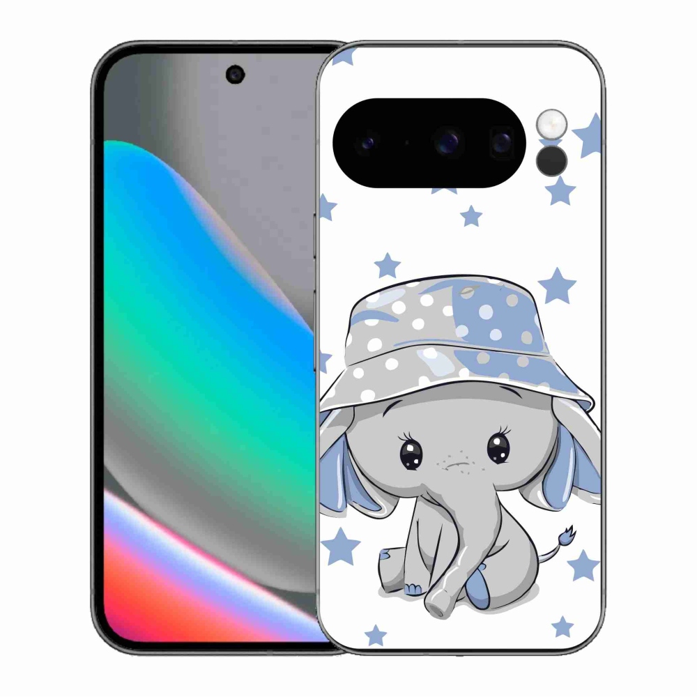Gélový kryt mmCase na Google Pixel 10 Pro - modrý slon