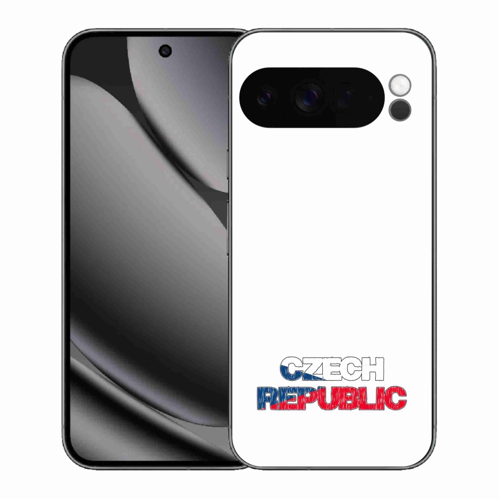 Gélový kryt mmCase na Google Pixel 10 Pro XL - Czech Republic biele pozadie