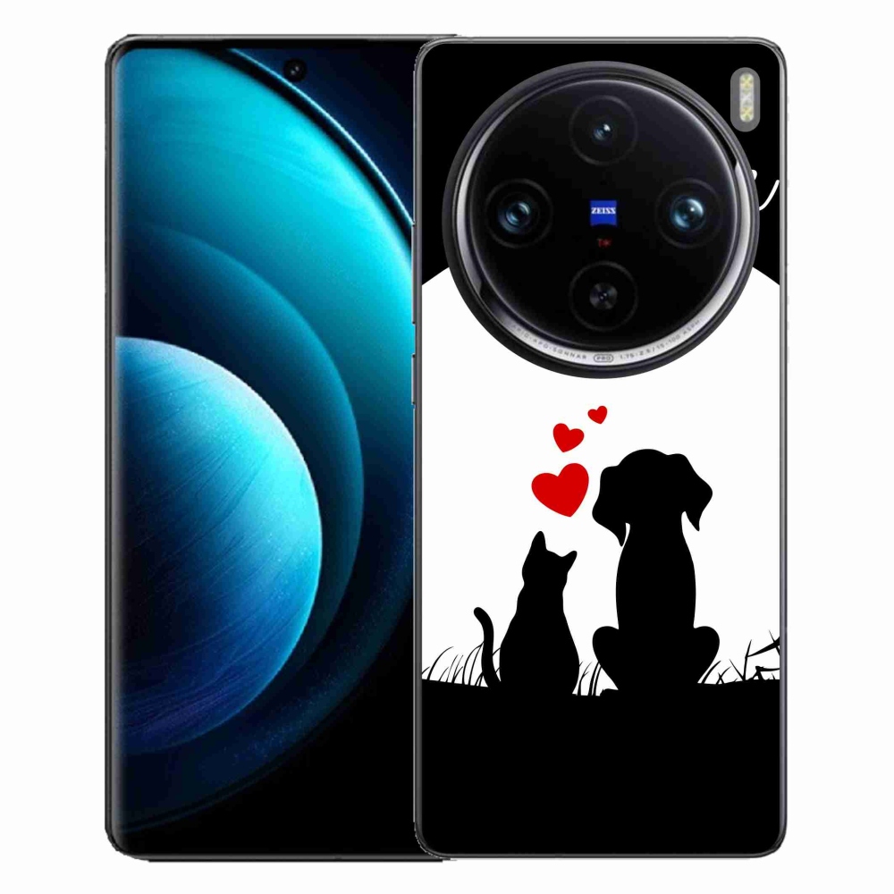 Gélový obal mmCase na Vivo X100 Pro 5G - zvieracia láska