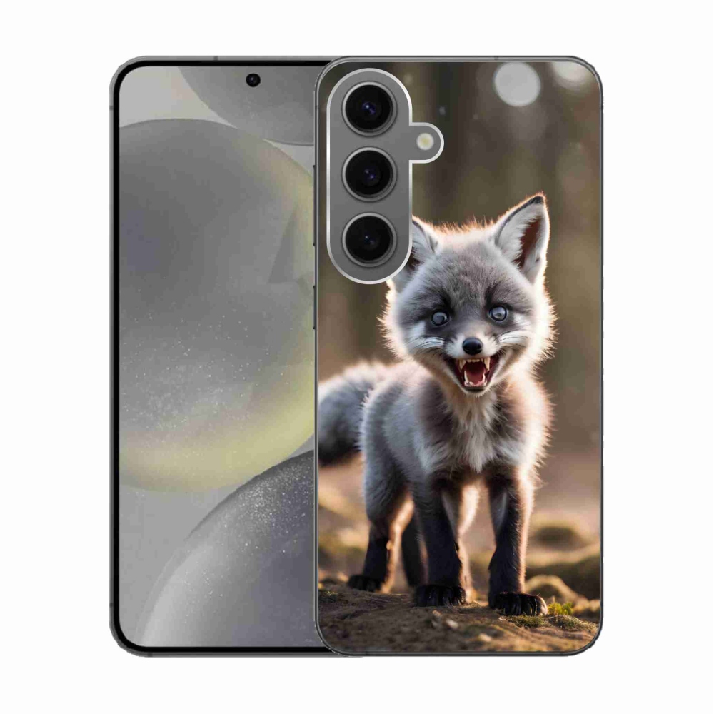 Gélový kryt mmCase na Samsung Galaxy S24 - rozzúrená líška