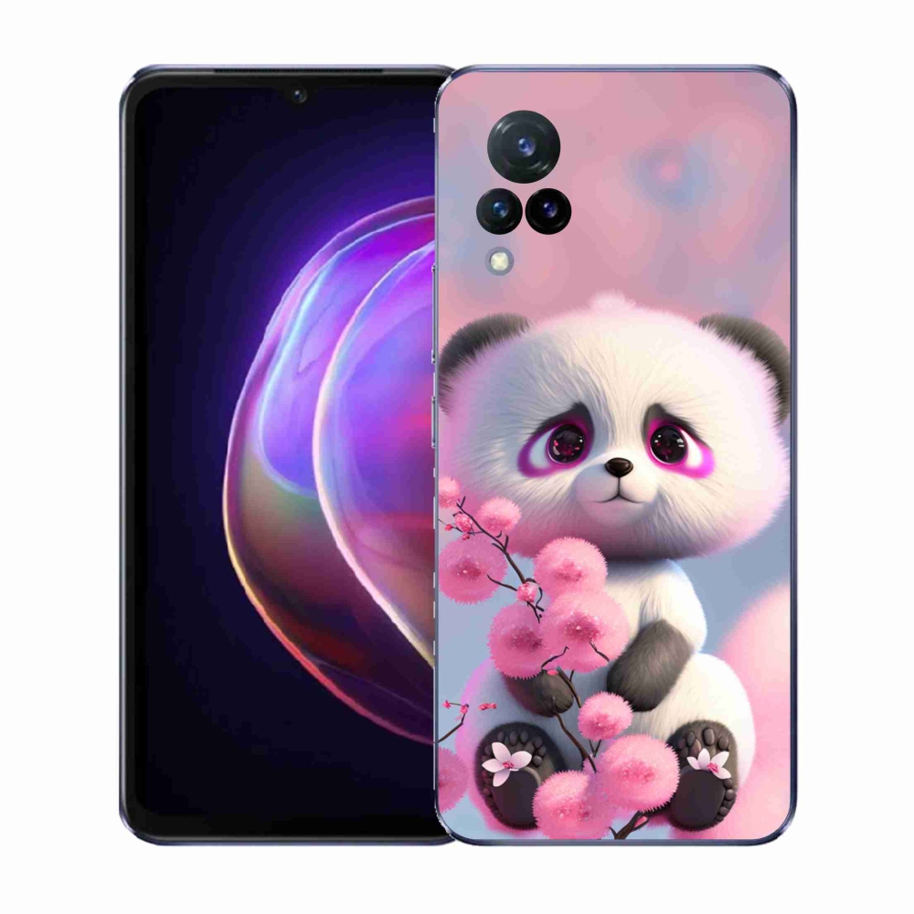 Gélový kryt mmCase na Vivo V21 4G/5G - roztomilá panda 1