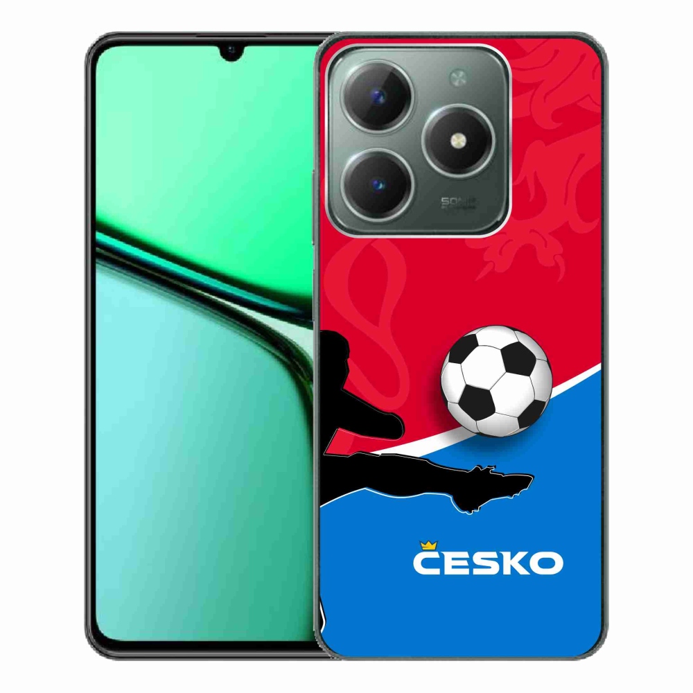 Gélový kryt mmCase na Realme C61 - futbal Česko 2