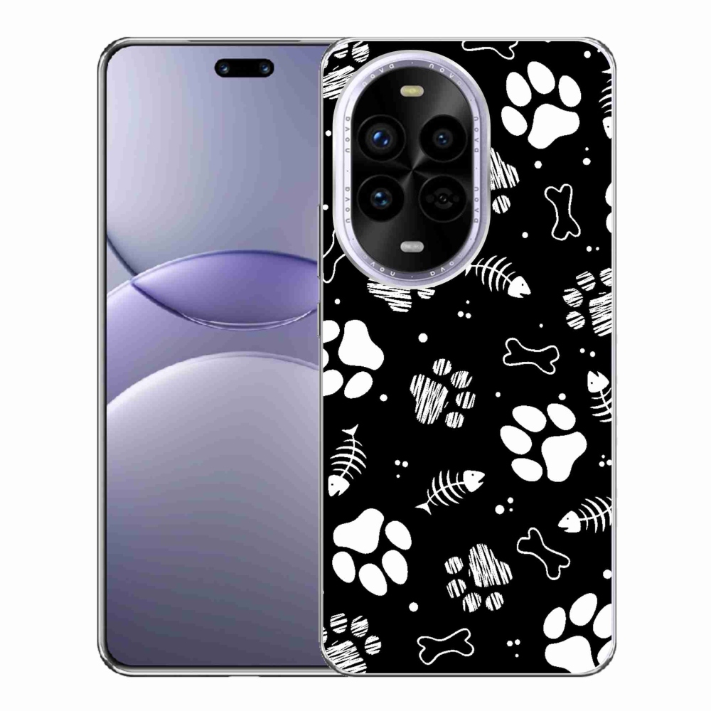 Gélový kryt mmCase na Huawei Nova 13 Pro 5G - psie labky