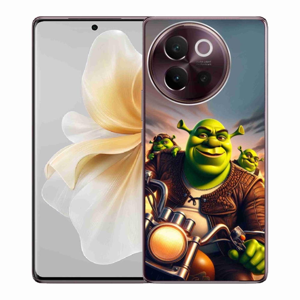 Gélový kryt mmCase na Vivo V40 Lite 5G - shrek na motorke