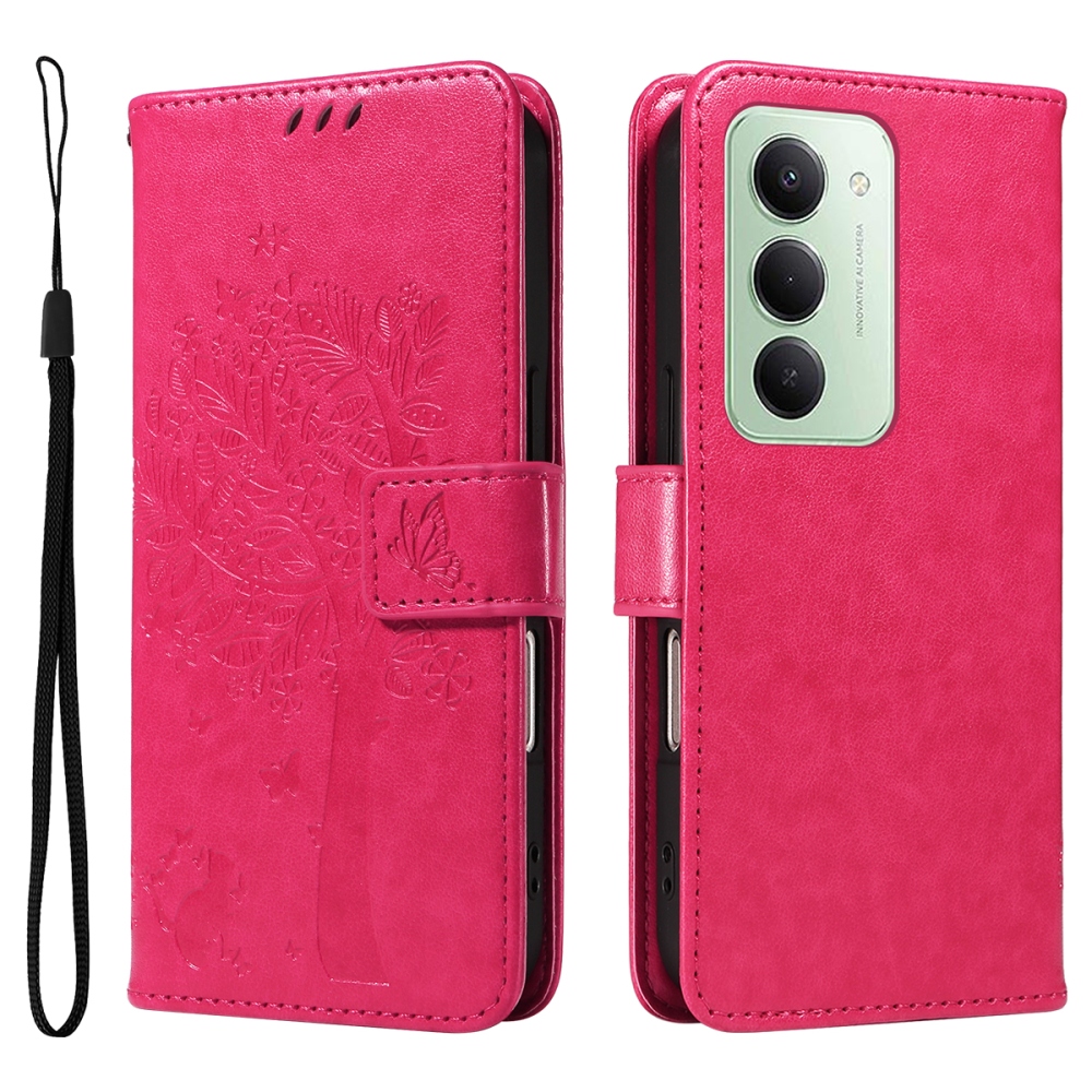 Trees knižkové púzdro na Xiaomi Redmi 15 4G (171mm) - rose