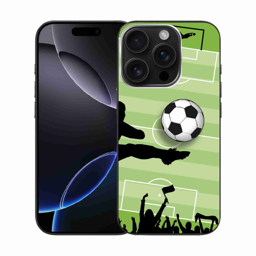 Gélový kryt mmCase na iPhone 16 Pro - futbal 3