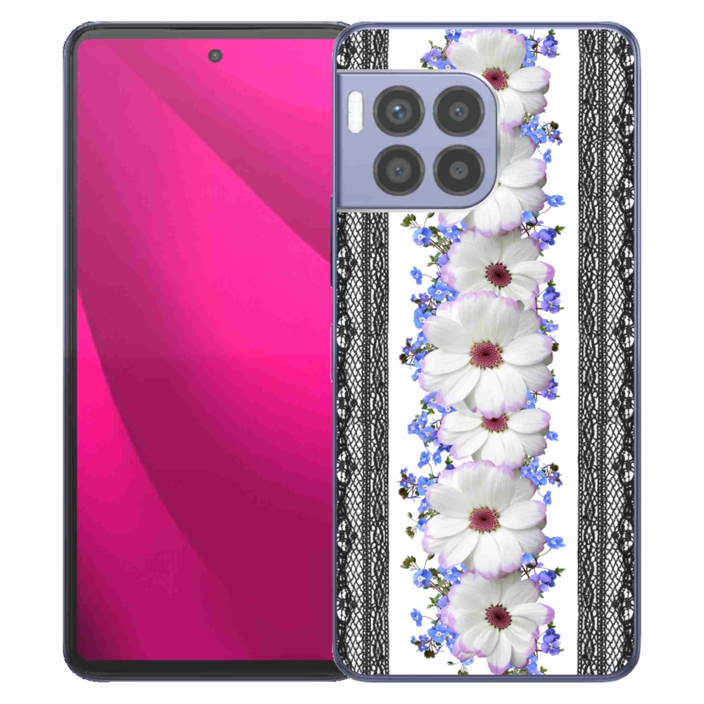 Gélový kryt mmCase na T-Mobile T Phone 2 Pro - kvety 8