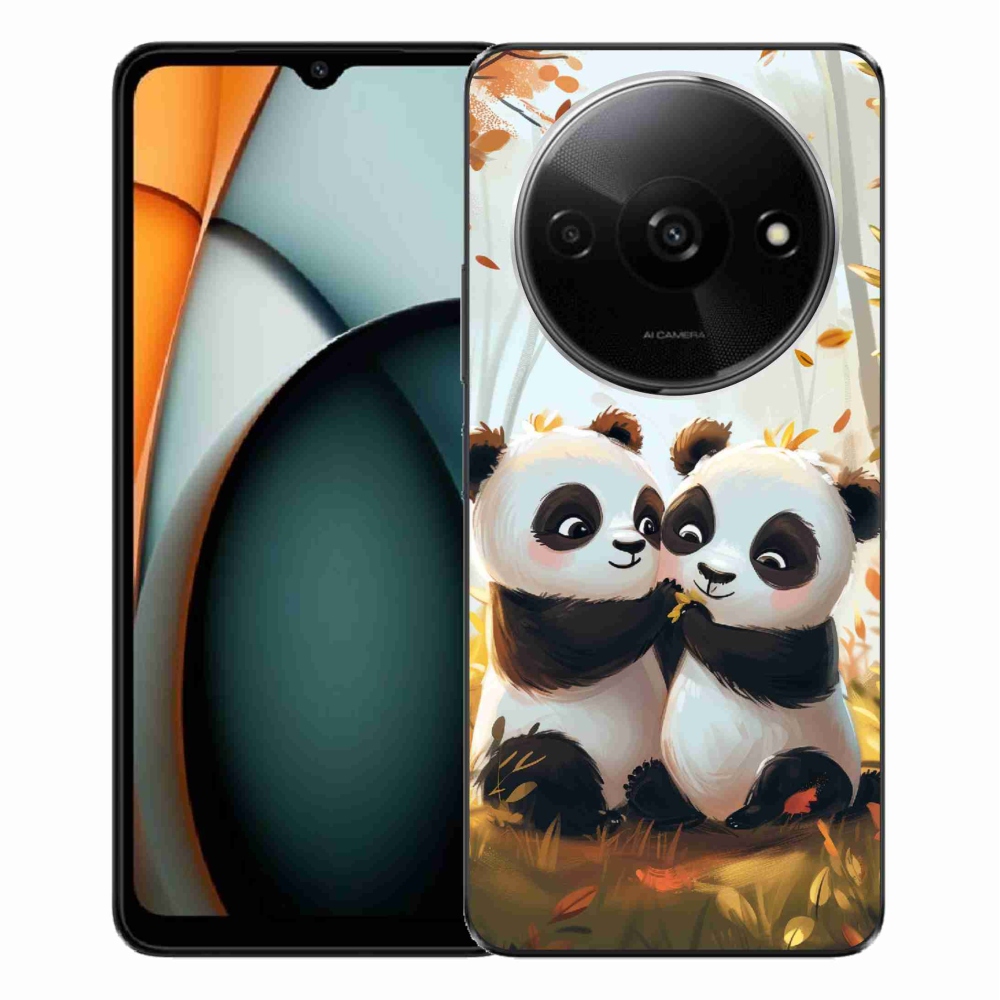 Gélový kryt mmCase na Xiaomi Redmi A3 - pandy
