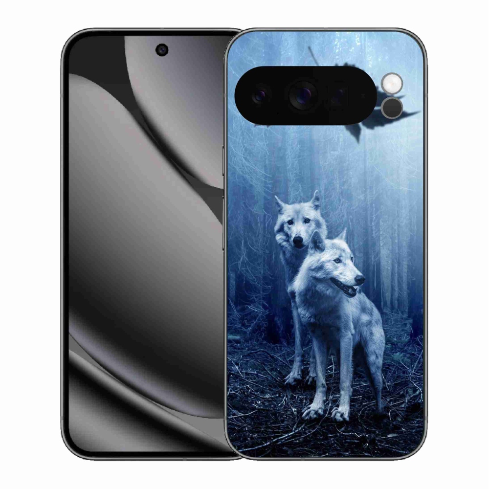 Gélový kryt mmCase na Google Pixel 10 Pro XL - vlci v lese