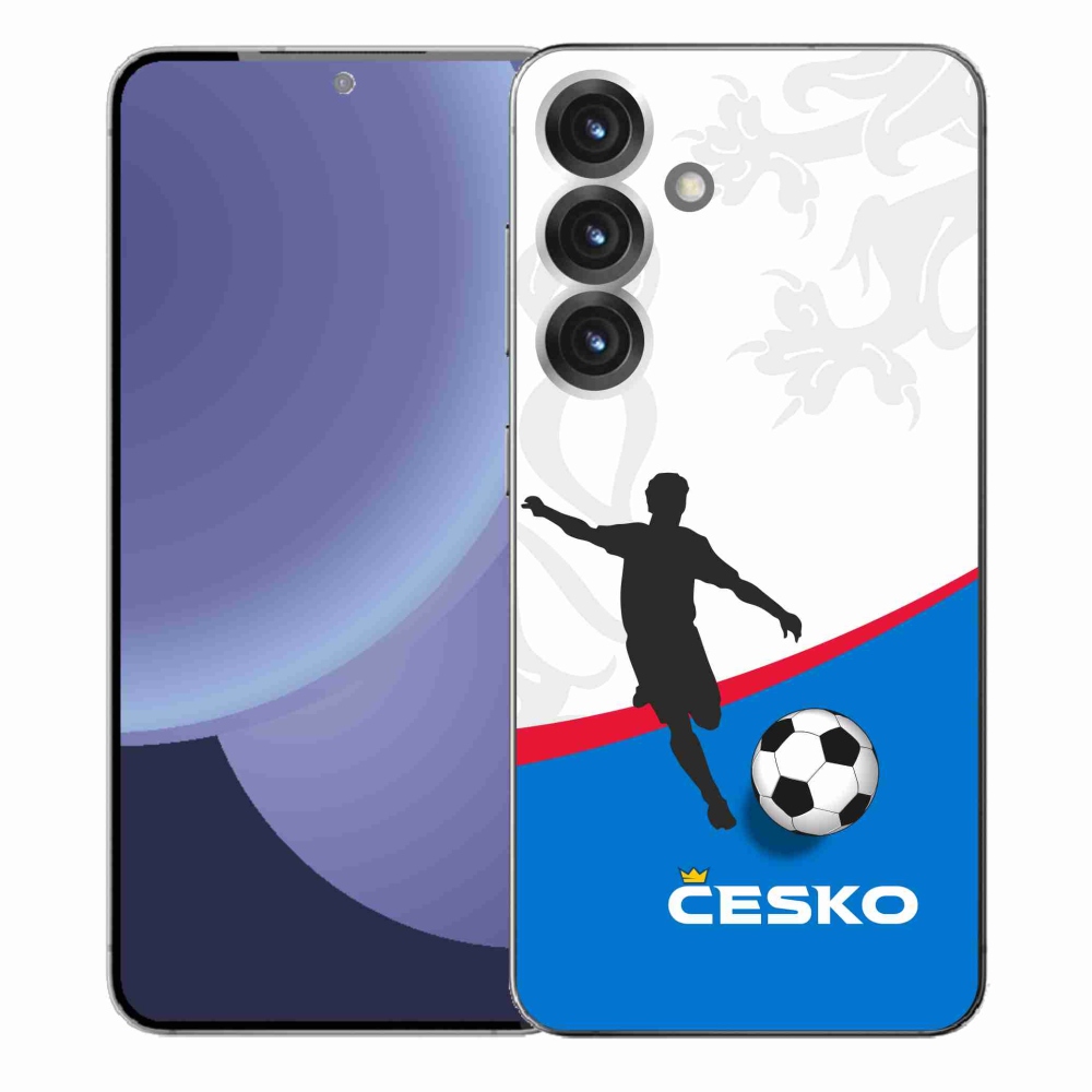 Gélový kryt mmCase na Samsung Galaxy S25+ - futbal Česko 1