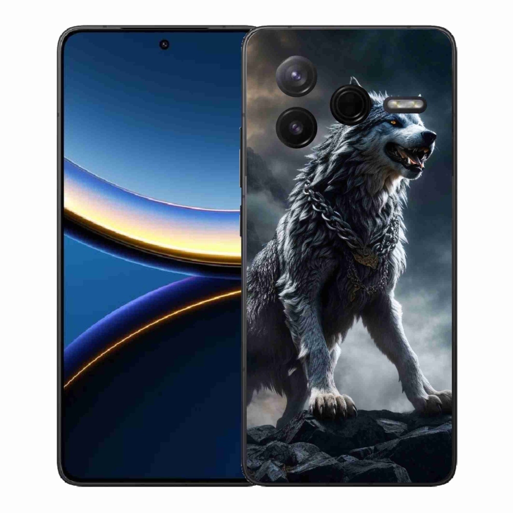Gélový kryt mmCase na Xiaomi Poco F7 Pro - vlk 1