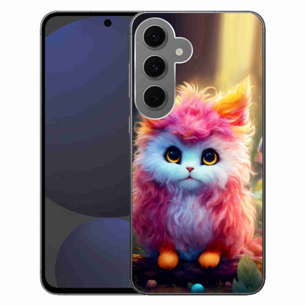 Gélový kryt mmCase na Samsung Galaxy S24 FE - roztomilé mačiatko 5