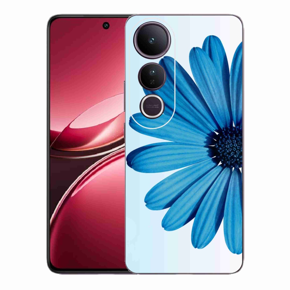 Gélový kryt mmCase na Vivo V50 Lite 4G/5G - modrá margaréta