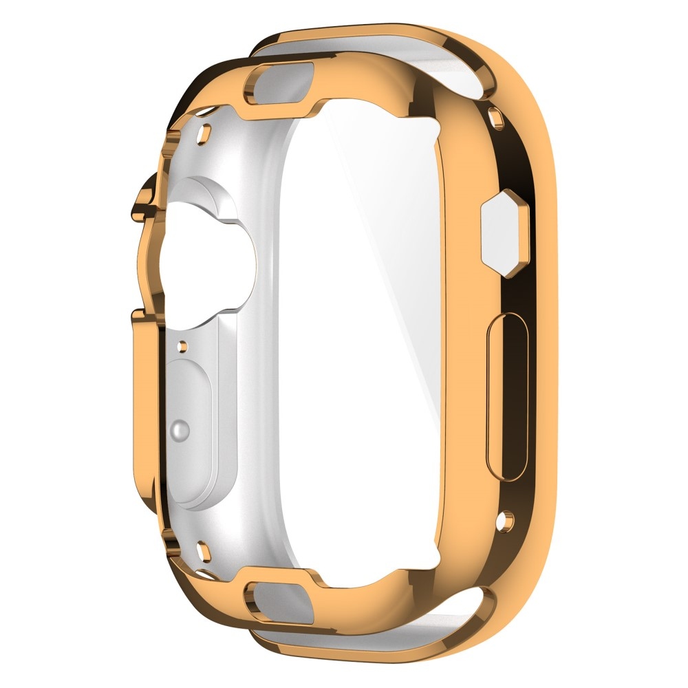 Soft nasadzovacie gélové ochranné púzdro pre Apple Watch Ultra/Ultra 2 49 mm - ružovozlaté