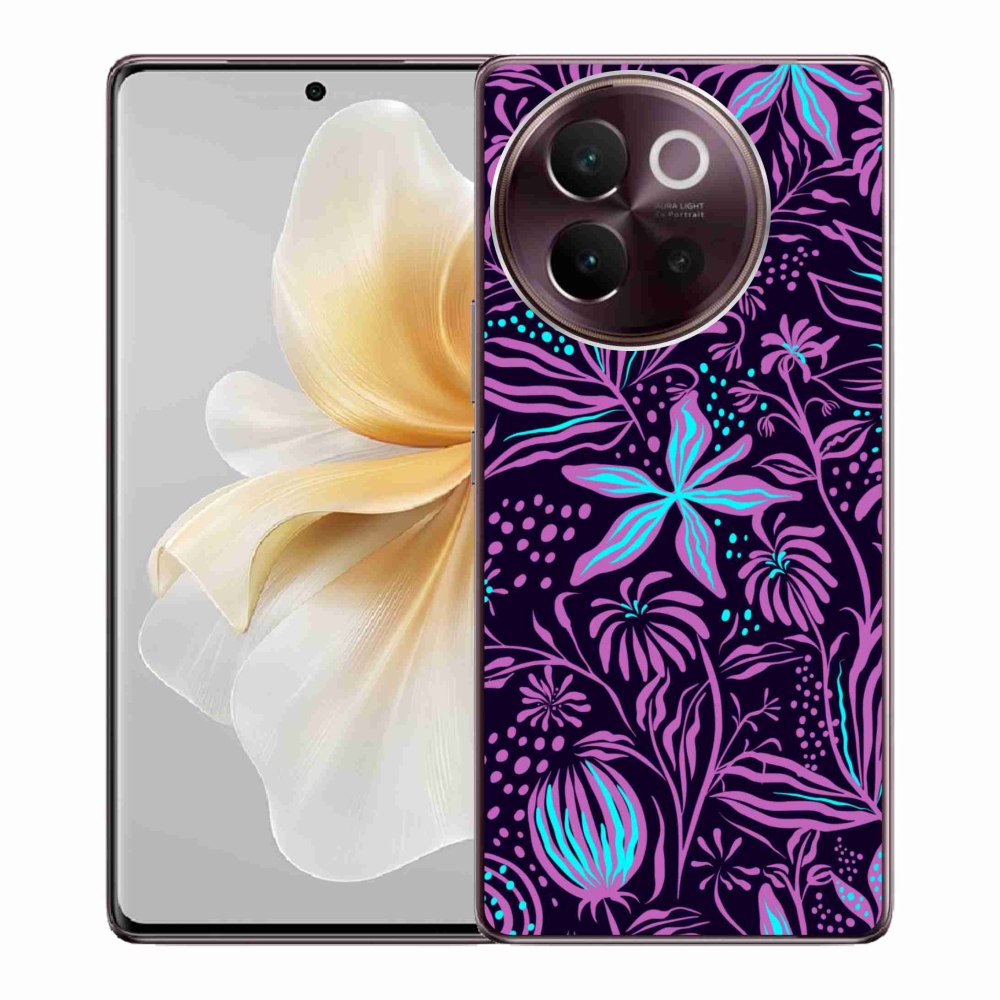 Gélový kryt mmCase na Vivo V40 Lite 5G - kvety 2