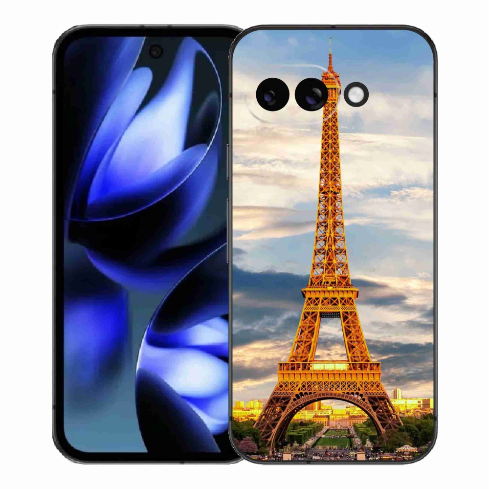 Gélový kryt mmCase na Google Pixel 9a - eiffelova veža 3