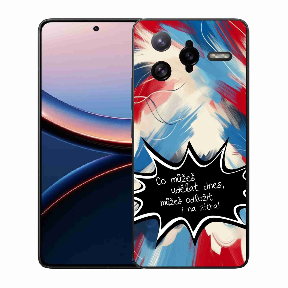 Gélový kryt mmCase na Xiaomi Poco F7 Ultra - vtipný text 9 čierne pozadie