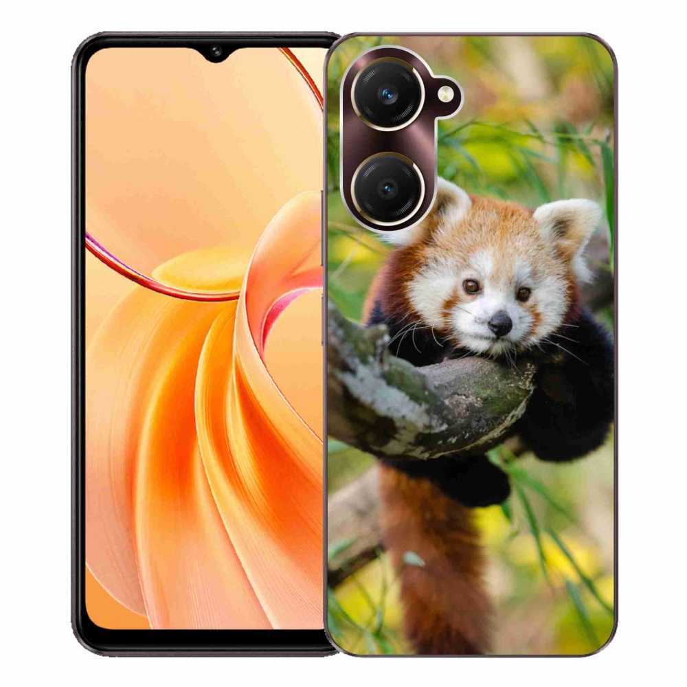 Gélový kryt mmCase na Vivo Y28s 5G - panda červená