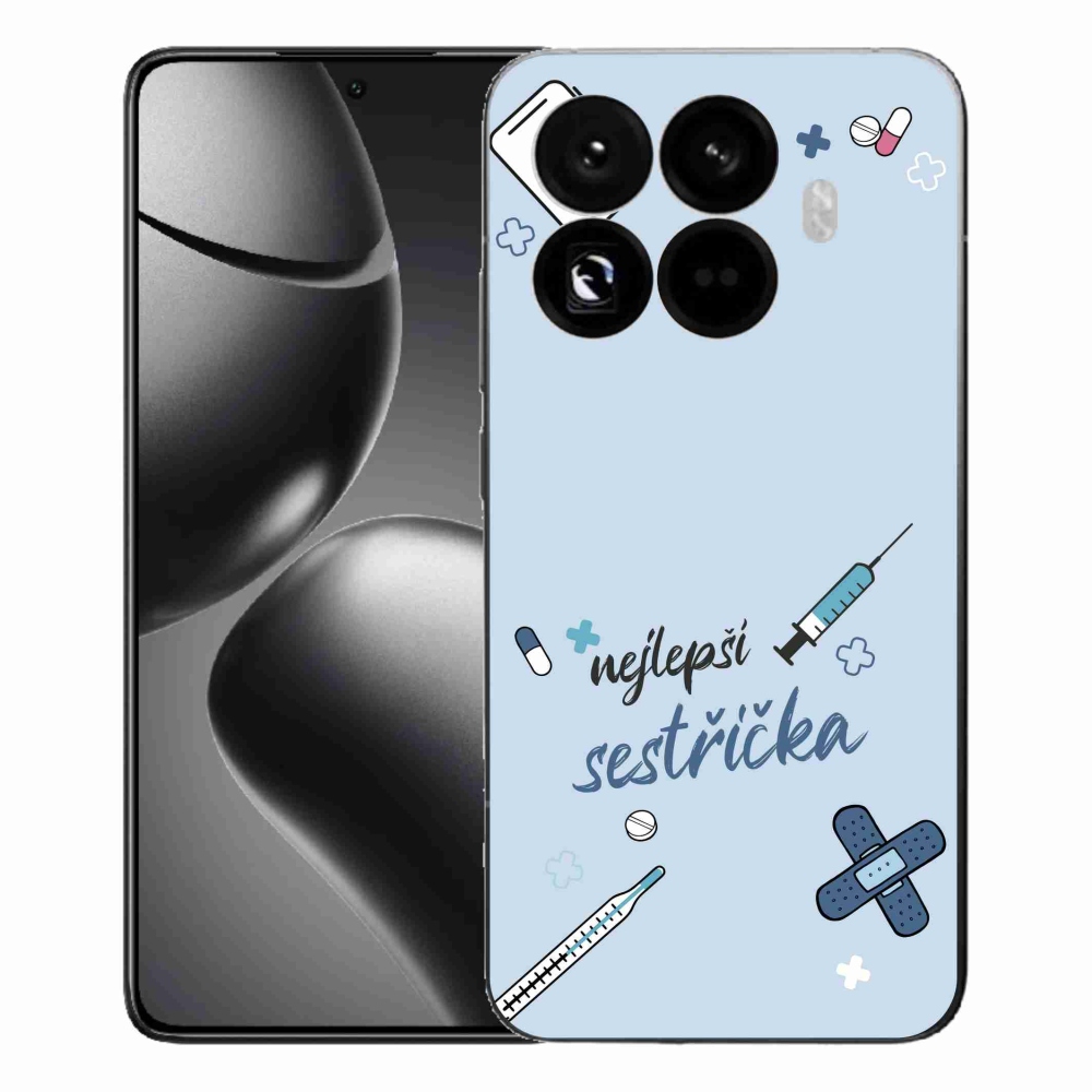 Gélový kryt mmCase na Xiaomi 15T Pro - najlepšia sestrička modré pozadie