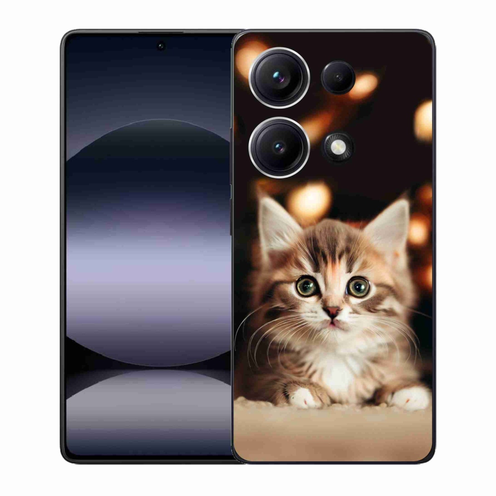 Gélový kryt mmCase na Xiaomi Redmi Note 14S - roztomilé mačiatko 2