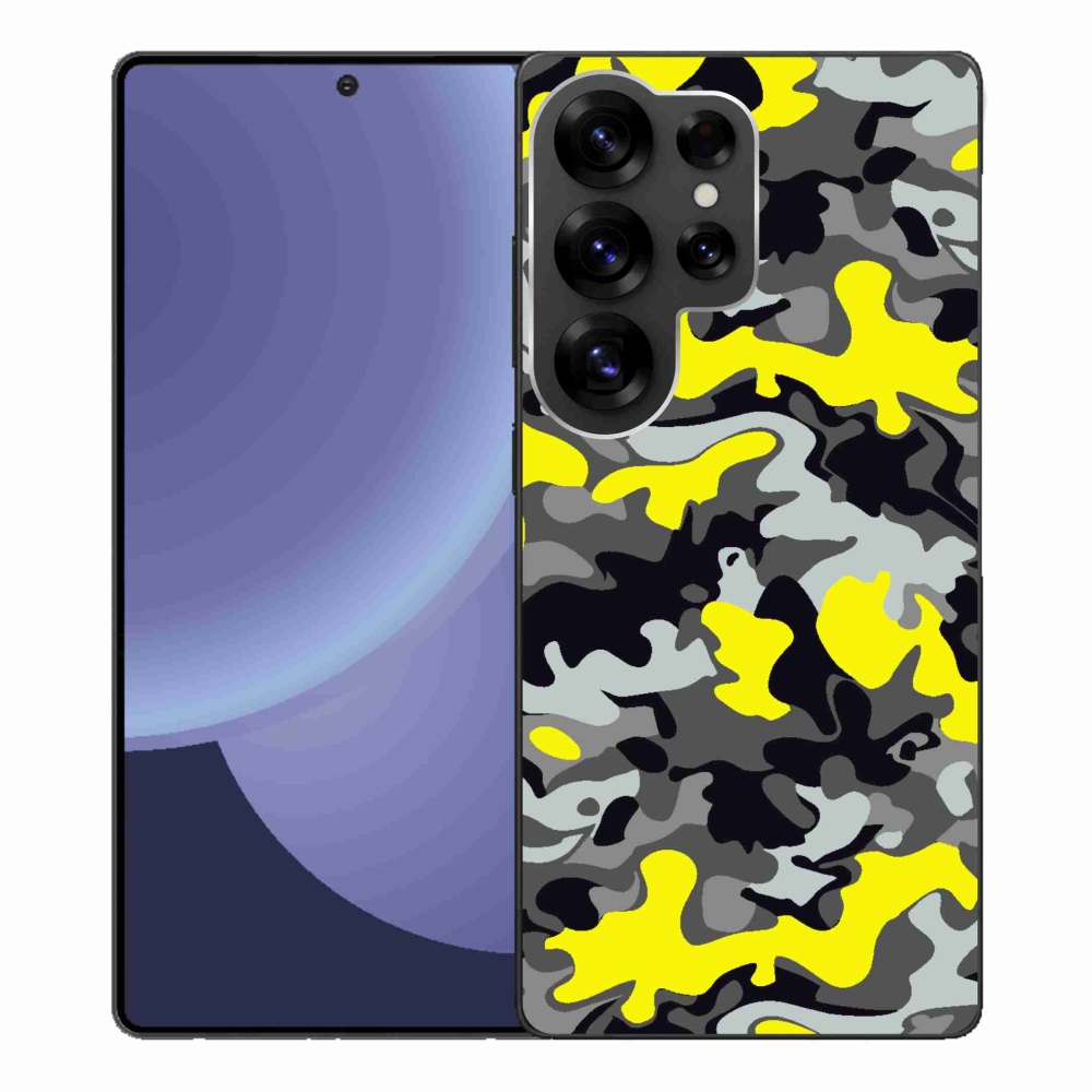Gélový kryt mmCase na Samsung Galaxy S25 Ultra - maskáčový vzor 6