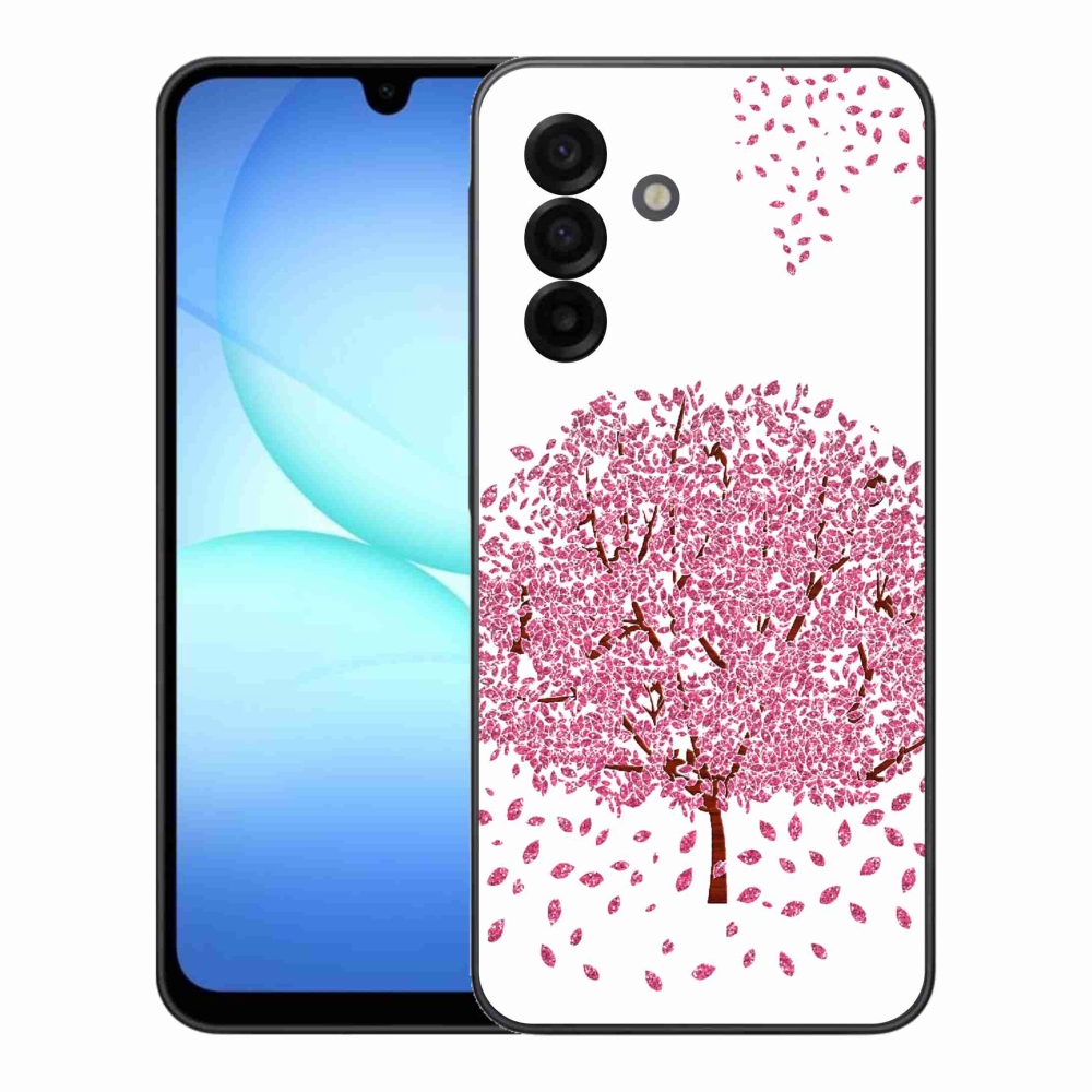 Gélový kryt mmCase na Samsung Galaxy A17 4G/5G - kreslený strom s listami