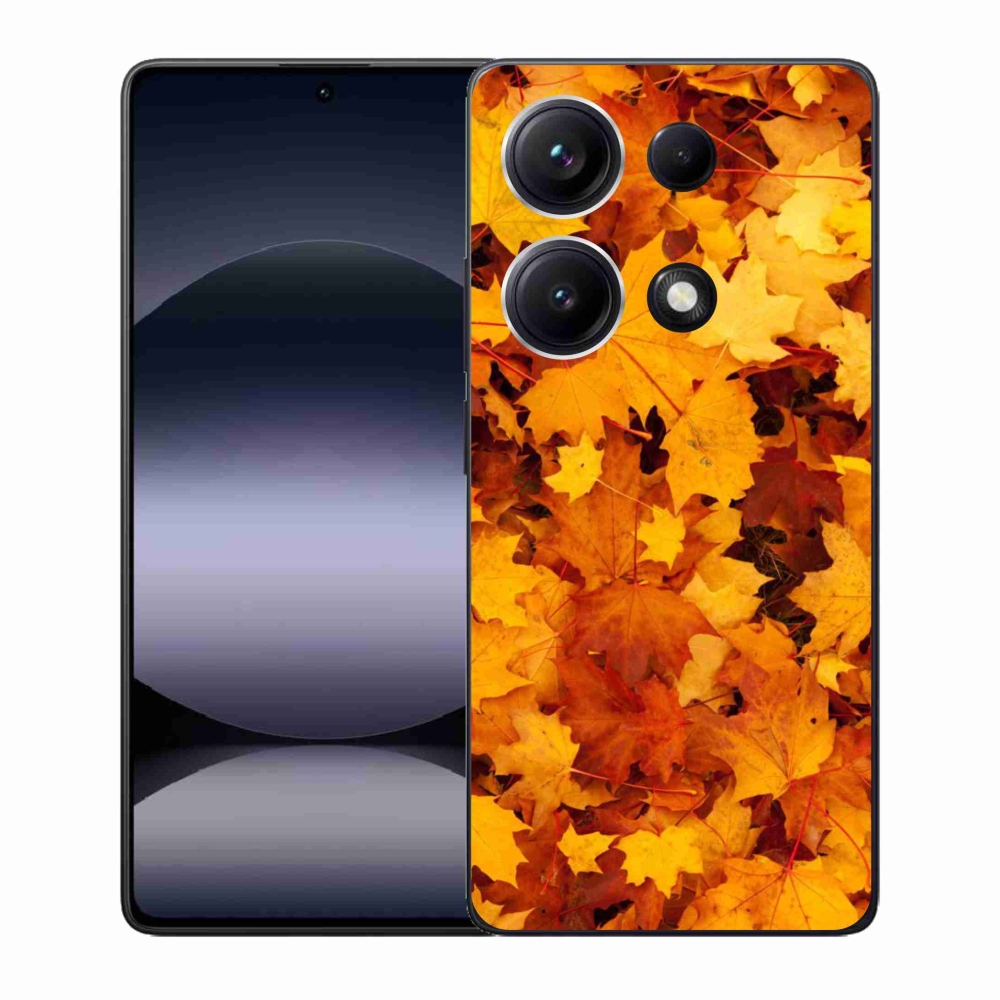 Gélový kryt mmCase na Xiaomi Redmi Note 14S - javorové listy