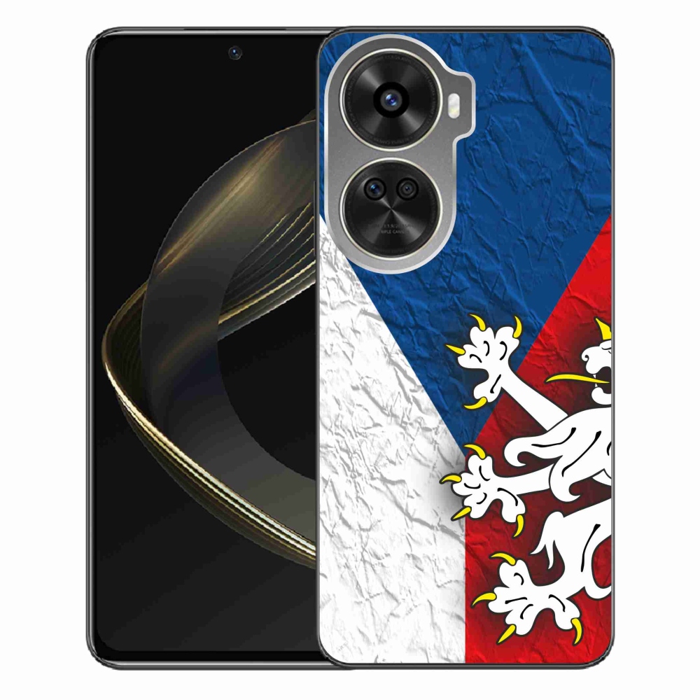 Gélový kryt mmCase na Huawei Nova 12 SE - česká vlajka 1