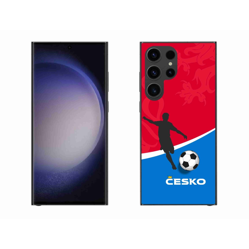 Gélový kryt mmCase na Samsung Galaxy S23 Ultra 5G - futbal Česko