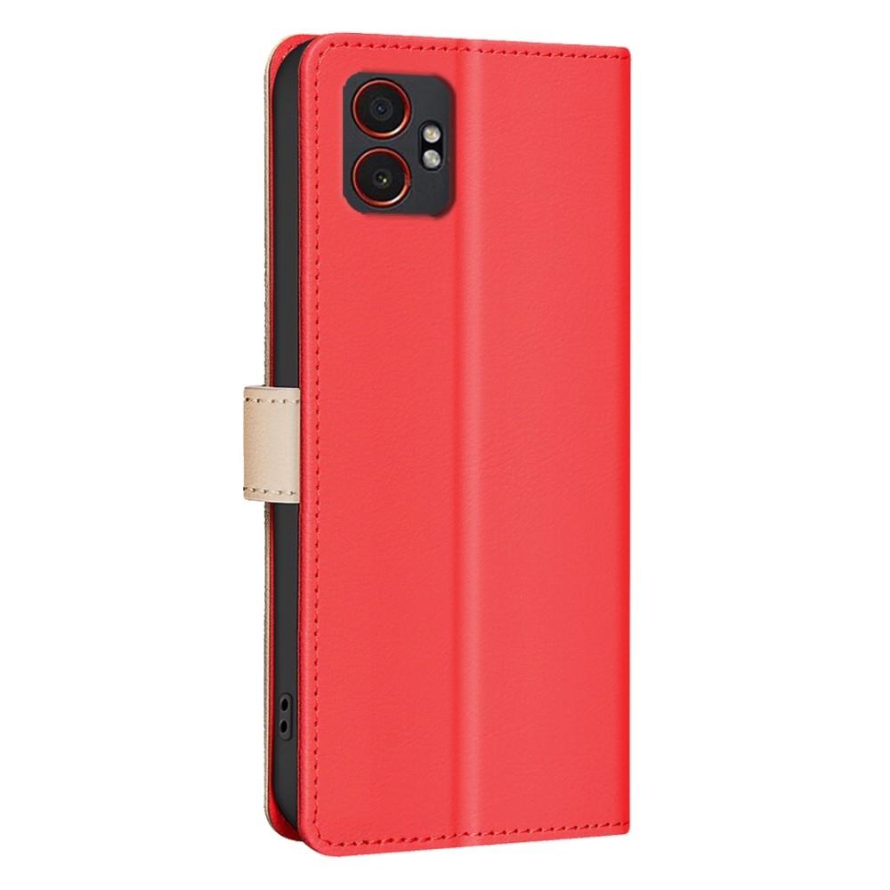 BNF DUO knižkové púzdro na Samsung Galaxy Xcover 7 Pro - červené