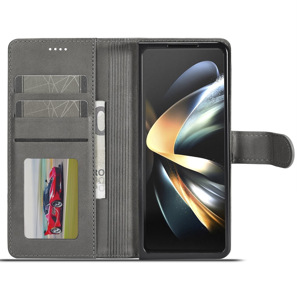 Imeeke knižkové púzdro na Samsung Galaxy Z Fold5 5G - šedé