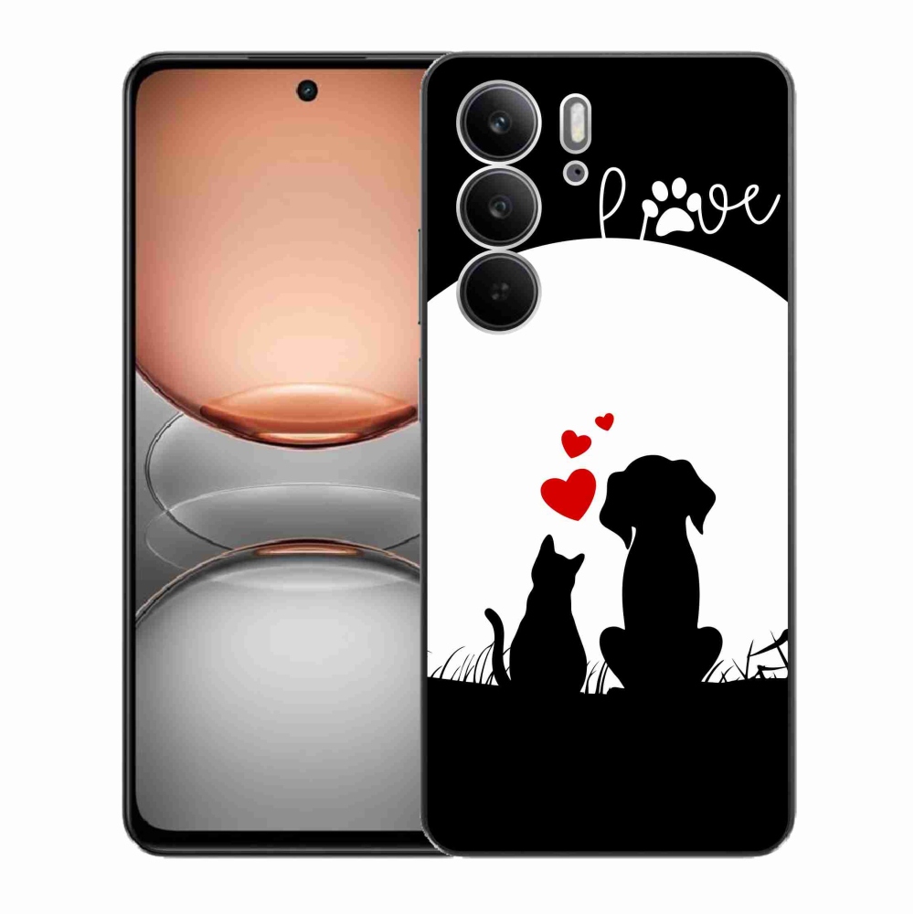Gélový kryt mmCase na Realme C75 - zvieracia láska